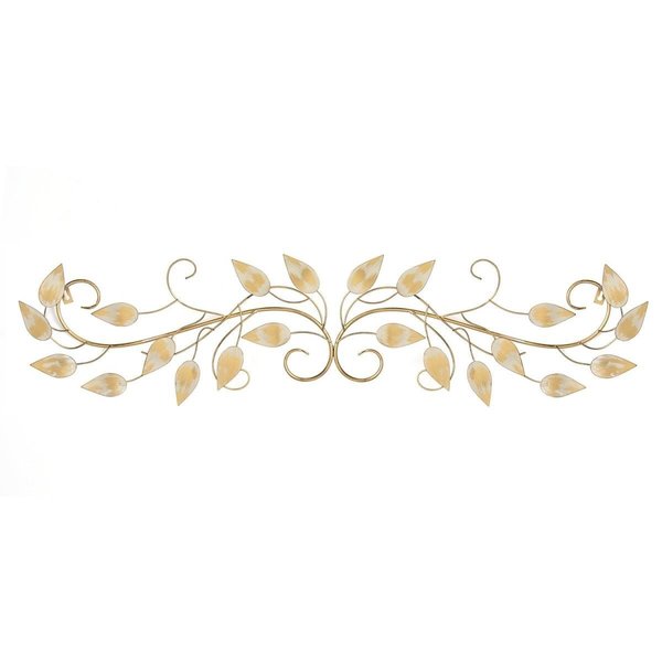 Kd Estanteria Brushed Gold Over The Door Scroll Wall Decor, Multicolor KD2627096